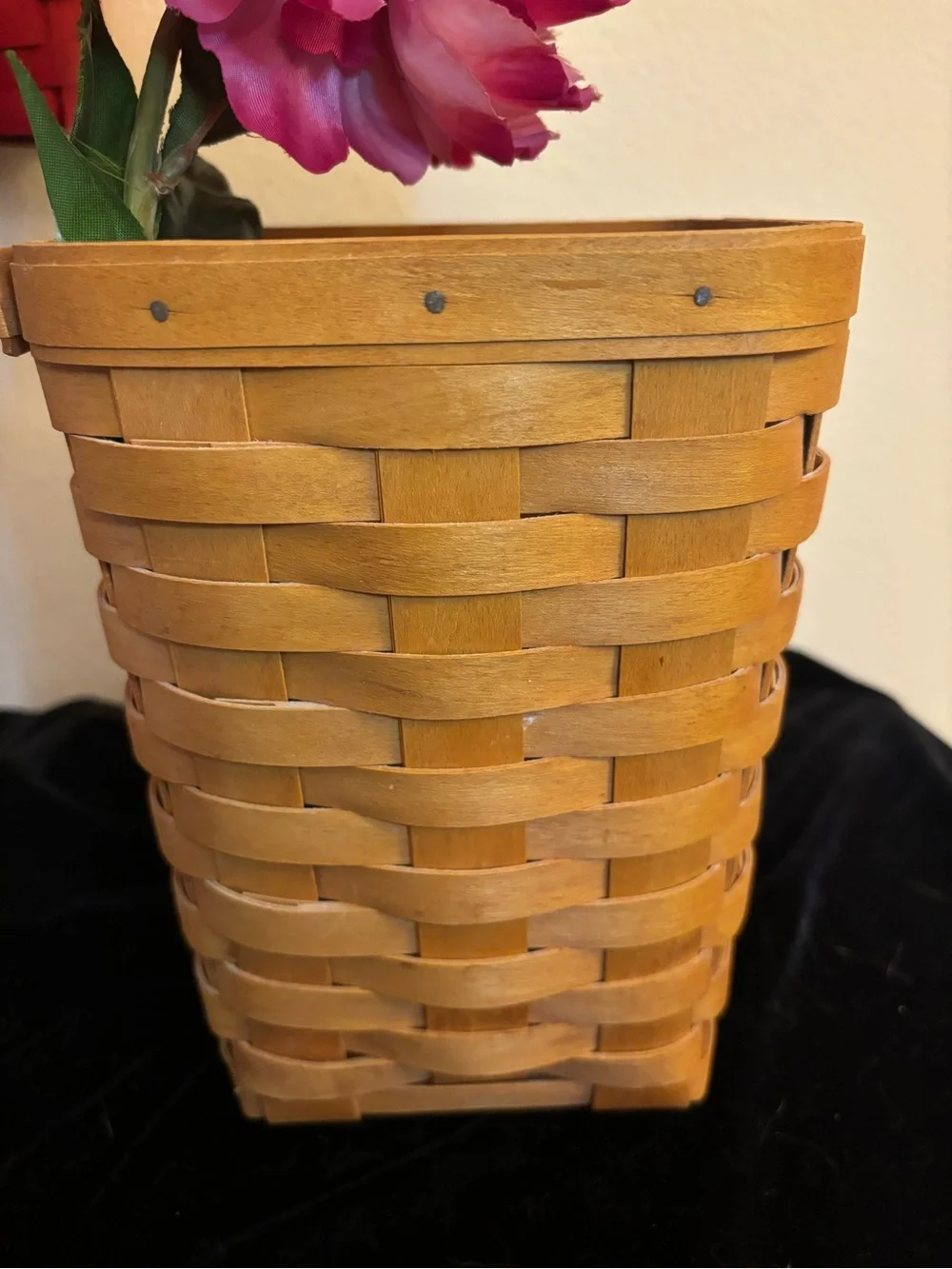 Longaberger Vintage 1998 Classic Tall Spoon Basket, 6.5”W, 8.5”H